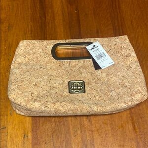Dana Buchman Natural Cork Clutch Cosmetics bag